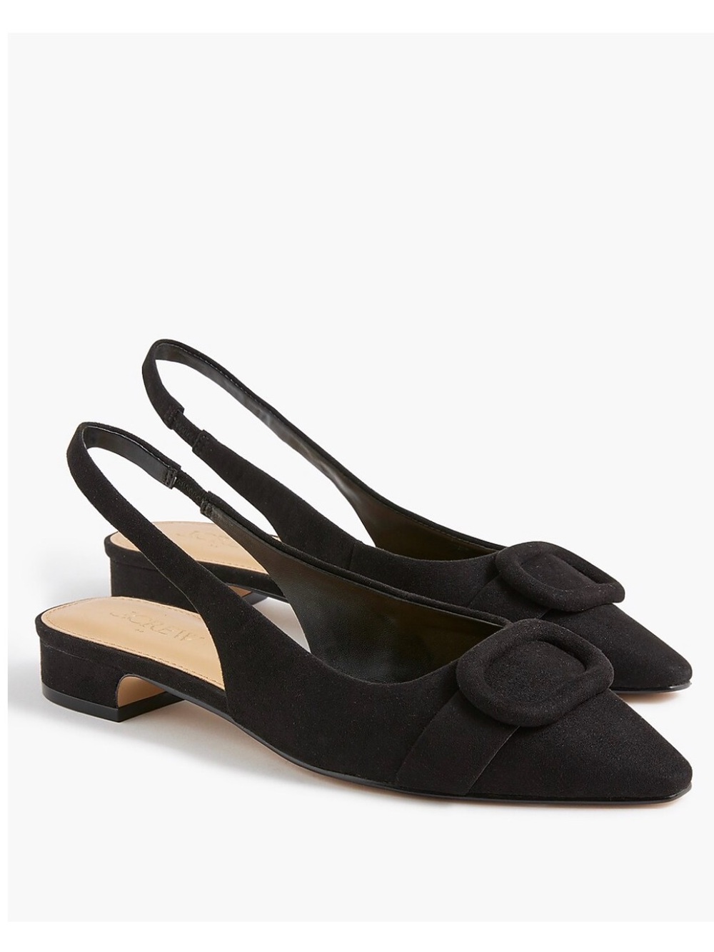 J. Crew Factory Faux Suede Sling Backs